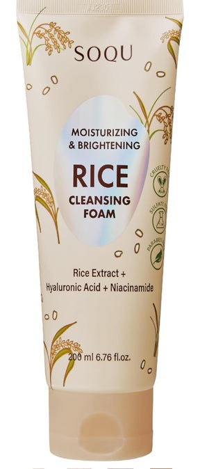 SOQU Rice Cleansing Foam — Limpiadores de Saviat Skincare