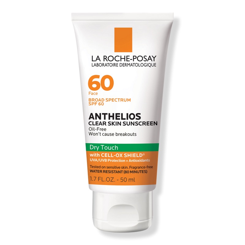 Anthelios Clear Skin Dry Touch Face Sunscreen SPF — Protector solar de Saviat Skincare